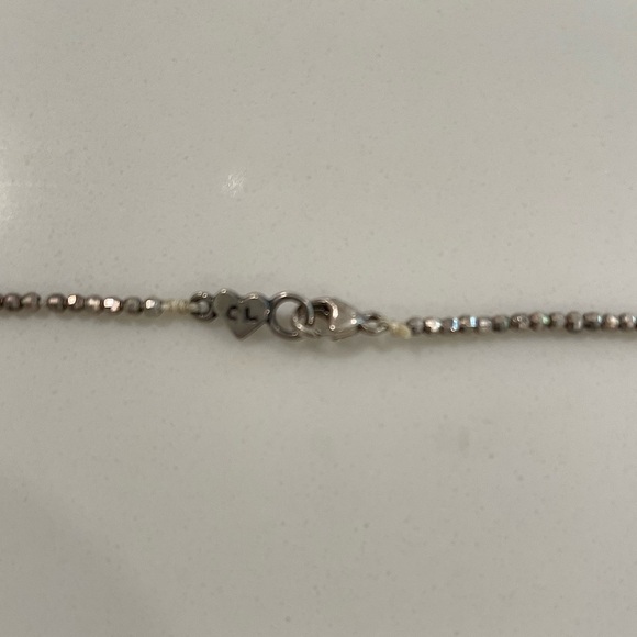 Chan Luu Sterling Silver & Shell Necklace - Picture 3 of 4